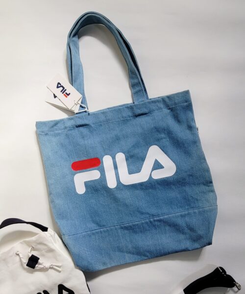 FILA ECO BAG-洗水牛仔
