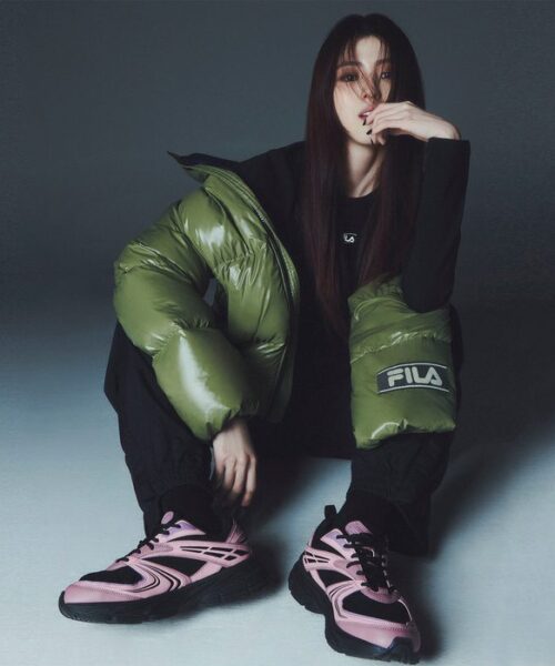 Alternative view of FILA INTERUN-PINK BLACK