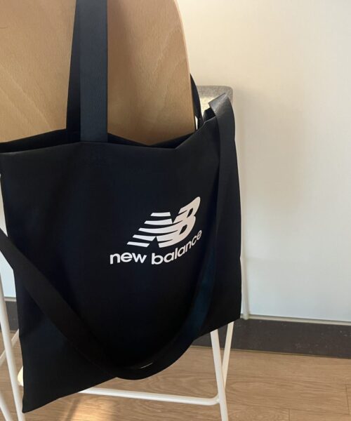 NEW BALANCE BIG LOGO CROSSBAG BLACK