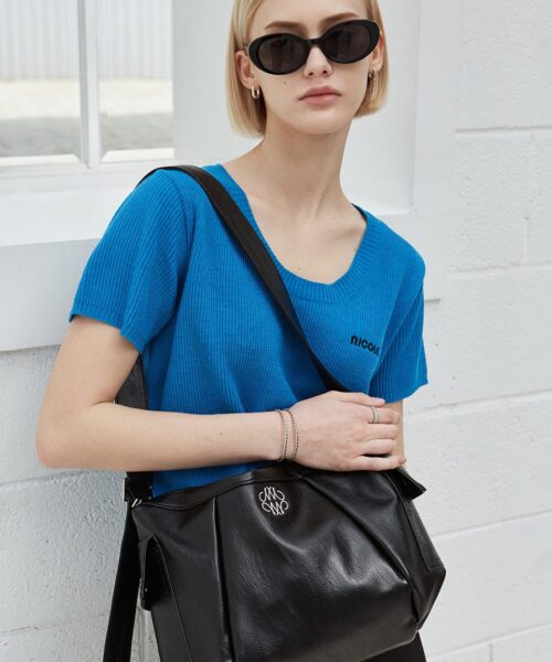Alternative view of NICK NICOLE LINE HOBO BAG-2 colors