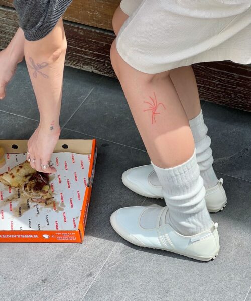 Alternative view of STAND OIL STRAP MARY JANE SNEAKERS-多色