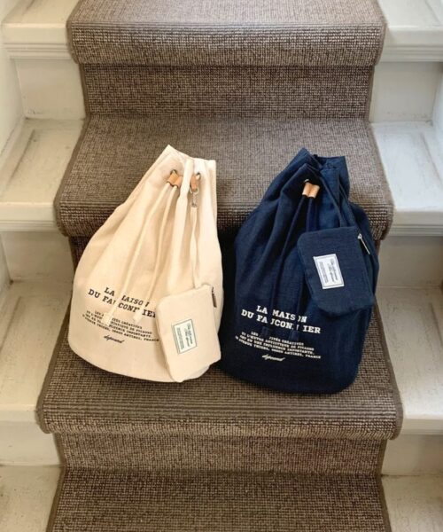 DEPOUND ANTIBES DRAWSTRING BAG-2 colors