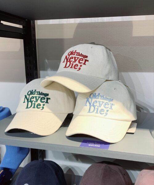 ONGO OLDTHINGS NEVER DIE FLOWER KNOT CAP-4col