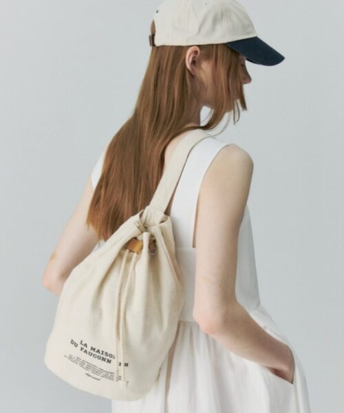 Alternative view of DEPOUND ANTIBES DRAWSTRING BAG-2 colors