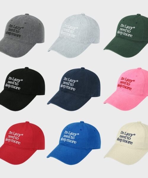 [LAZYZ代購] SLEEP MORE WASHING BALL CAP-9col