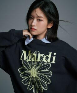 Alternative view of MARDI MERCREDI SWEATSHIRT FLOWERMARDI