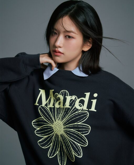 [MARDI MERCREDI代購] SWEATSHIRT FLOWERMARDI-NEW col - Image 9