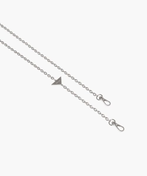 [FENNEC代購] TRIANGLE LONG STRAP-SILVER
