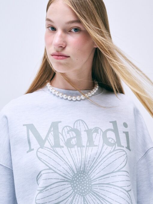 [MARDI MERCREDI代購] SWEATSHIRT FLOWERMARDI-NEW col - Image 8