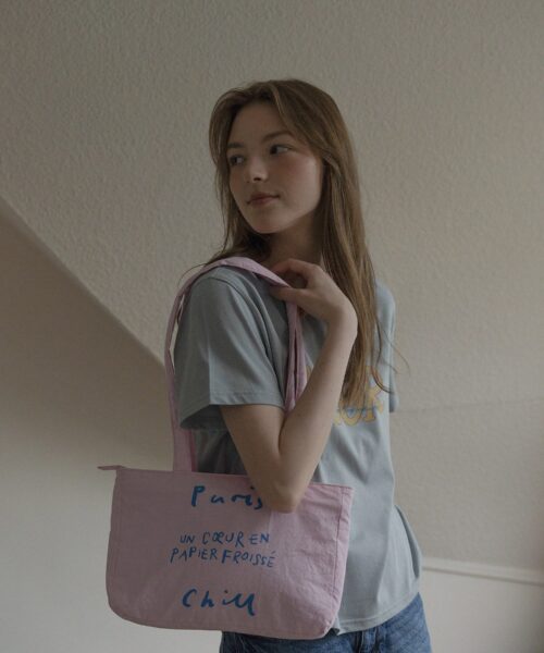 HOTEL827 PAPER HEART PUFFER BAG-5 colors