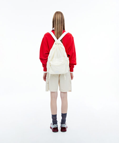 Alternative view of FENNEC DRAWSTRING BACKPACK-4col