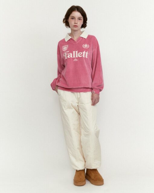 FALLETT VELOUR COLLAR SWEATSHIRT-2col - Image 5