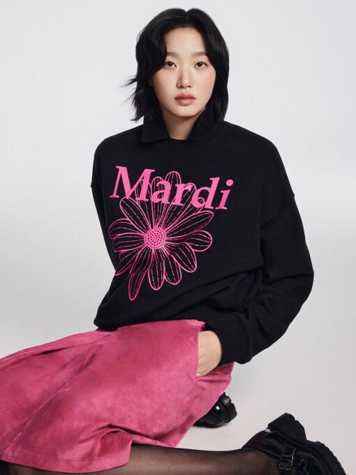 [MARDI MERCREDI代購] SWEATSHIRT FLOWERMARDI-NEW col - Image 2