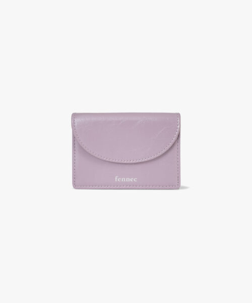 Alternative view of FENNEC CRINKLE HALFMOON MINI WALLET-9col