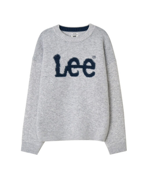 LEE BOUCLE BIG LOGO TWITCH LOGO KNIT-5col - Image 5