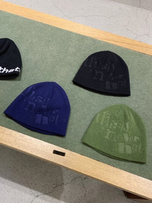 thisisneverthat Debossed No Cuff Beanie