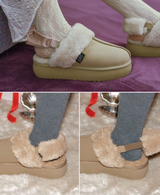 ROCKFISH WEATHERWEAR CLOUDY FLATFORM FUR SLINGBACK-MUSINSA EDITION - Image 6