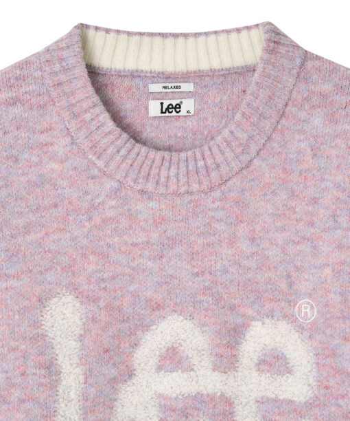 LEE BOUCLE BIG LOGO TWITCH LOGO KNIT-5col - Image 14