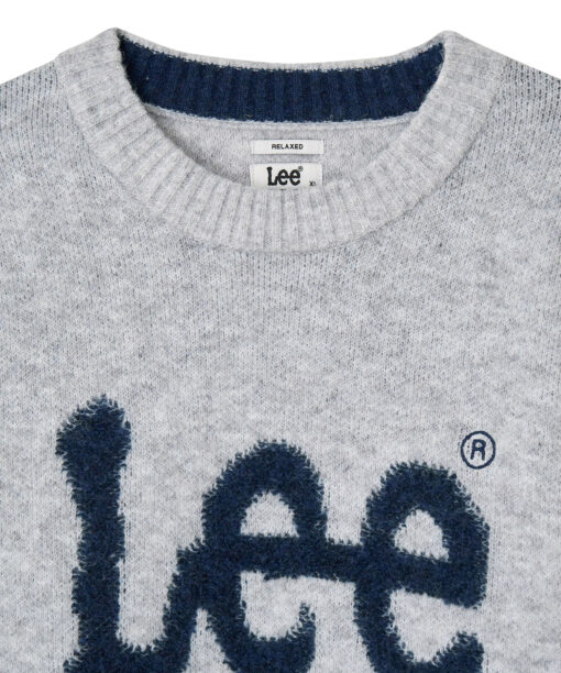 LEE BOUCLE BIG LOGO TWITCH LOGO KNIT-5col - Image 6