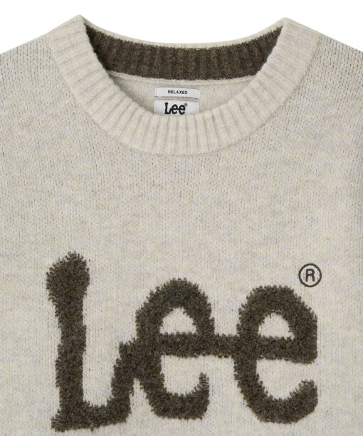 LEE BOUCLE BIG LOGO TWITCH LOGO KNIT-5col - Image 8