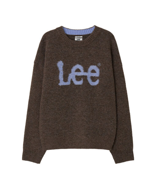 LEE BOUCLE BIG LOGO TWITCH LOGO KNIT-5col - Image 11