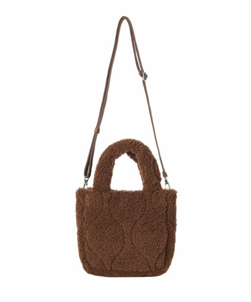 LEE FLEECE SQUARE TWO WAY TOTE BAG - Image 12