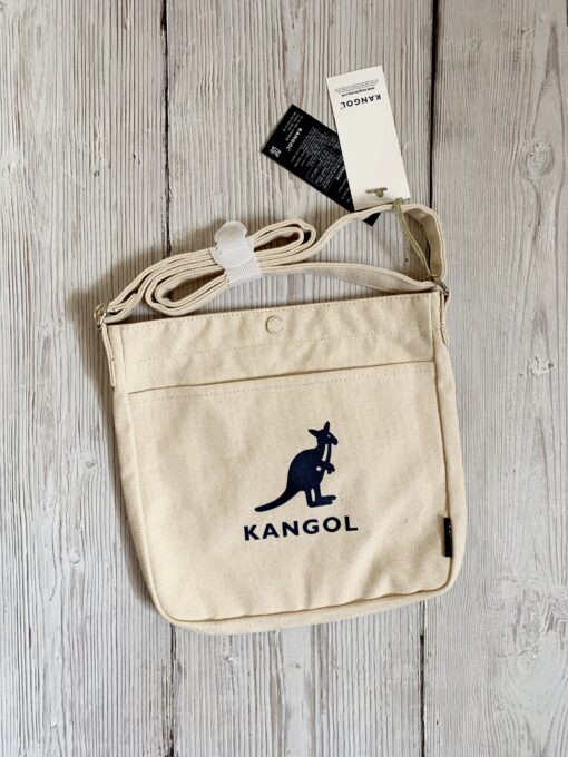 KANGOL ECO CROSS BAG-IVORY