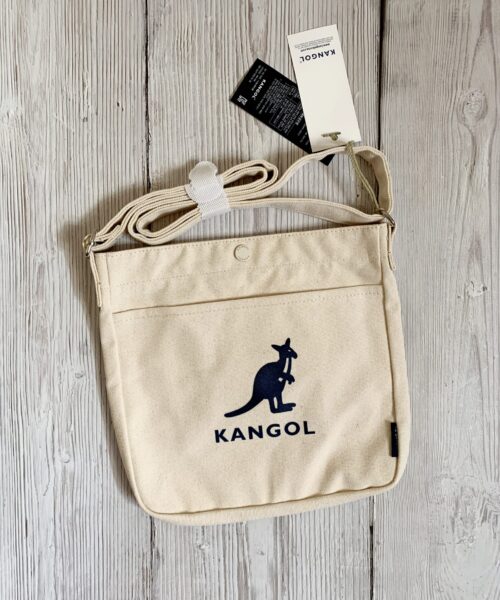 KANGOL ECO CROSS BAG-IVORY