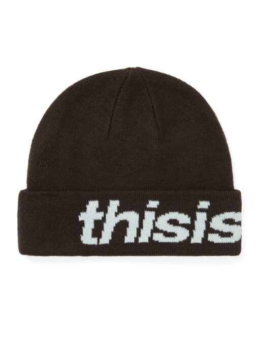 thisisneverthat HSP-Logo Big Cuff Beanie - Image 3