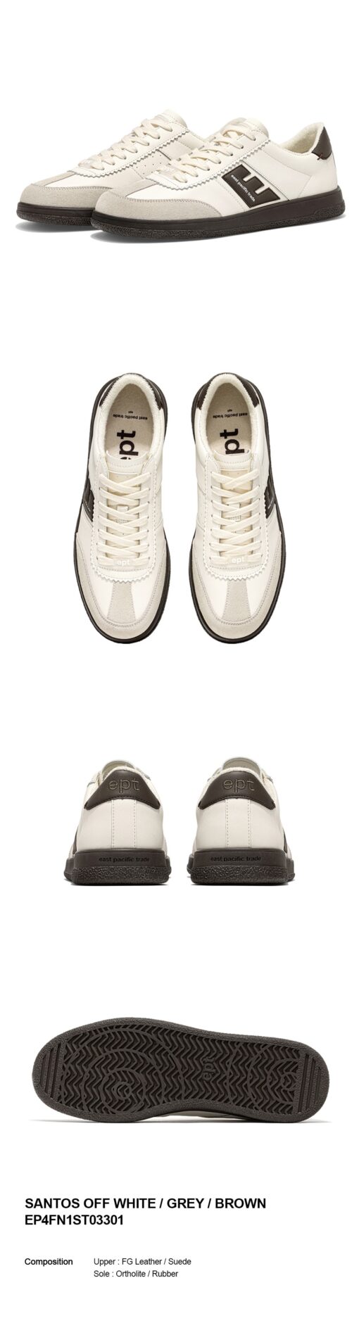 EPT SANTOS-OFF WHITE/GREY/BROWN - Image 2