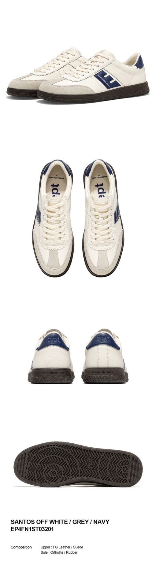 EPT SANTOS-OFF WHITE/GREY/NAVY - Image 2