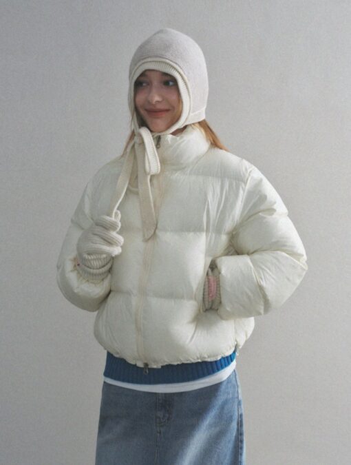 ORO WARM AIRY CROP PUFFER PADDING-5col