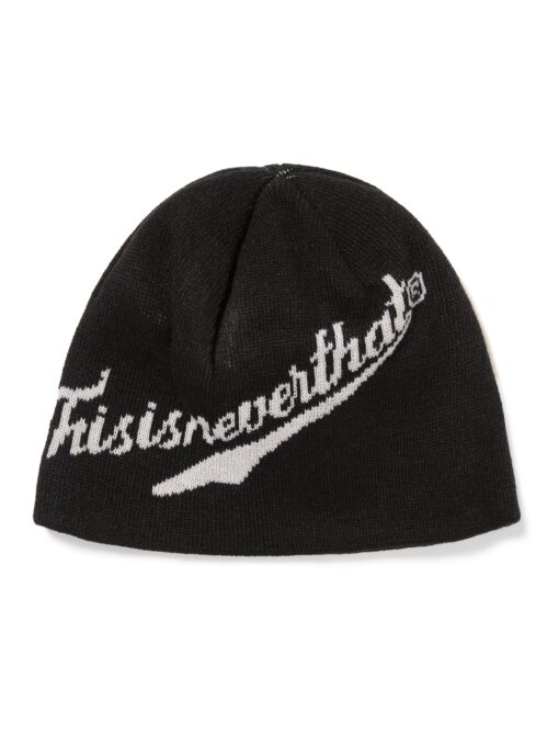 thisisneverthat Script Logo No Cuff Beanie - Image 3