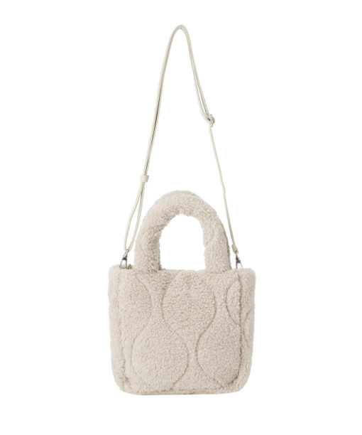 LEE FLEECE SQUARE TWO WAY TOTE BAG - Image 7