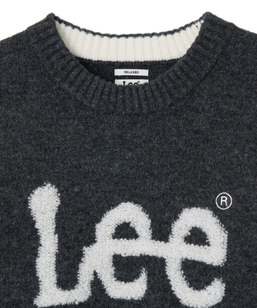 LEE BOUCLE BIG LOGO TWITCH LOGO KNIT-5col - Image 10