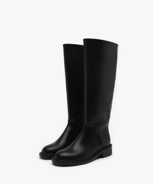 SAPPUN BOMIR ROUND LONG BOOTS (4CM)-2col - Image 11