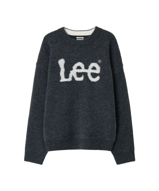 LEE BOUCLE BIG LOGO TWITCH LOGO KNIT-5col - Image 9