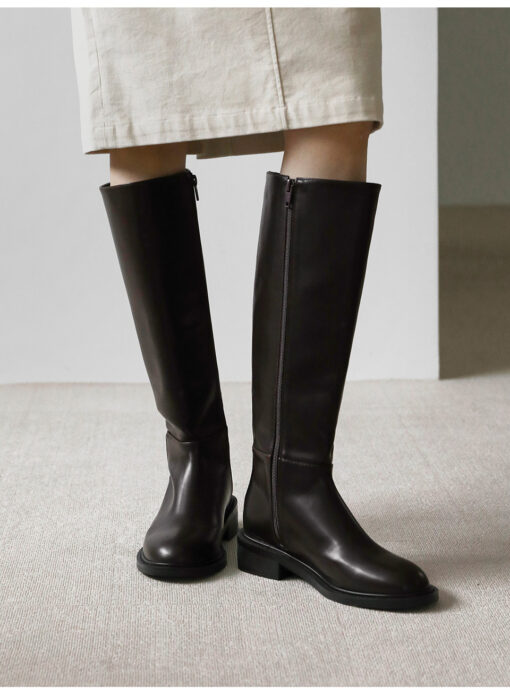 SAPPUN BOMIR ROUND LONG BOOTS (4CM)-2col - Image 9