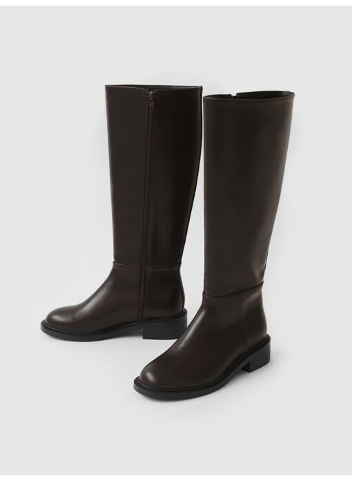 SAPPUN BOMIR ROUND LONG BOOTS (4CM)-2col - Image 12