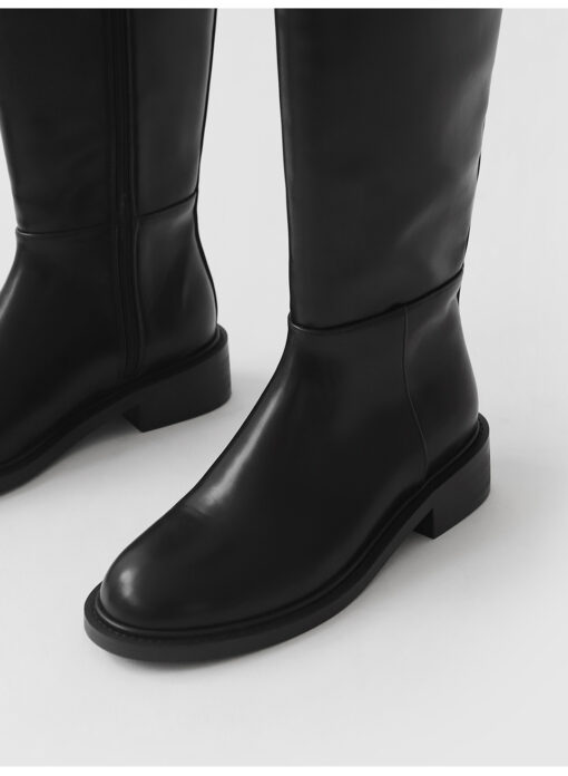 SAPPUN BOMIR ROUND LONG BOOTS (4CM)-2col - Image 13