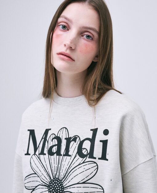 MARDI MERCREDI SWEATSHIRT FLOWERMARDI NEEDLEWORK - Image 5