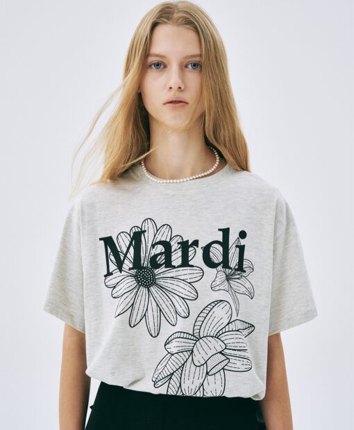 MARDI MERCREDI TSHIRT TRIPLE FLOWER-9col - Image 14