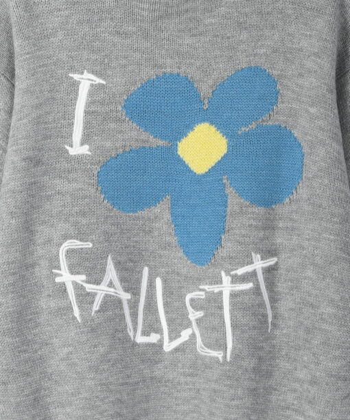 FALLETT DRAWING FLOWER KNIT-4col - Image 9