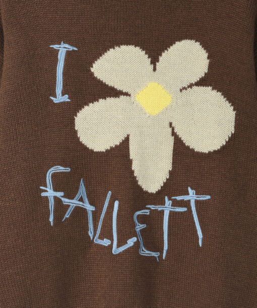 FALLETT DRAWING FLOWER KNIT-4col - Image 7