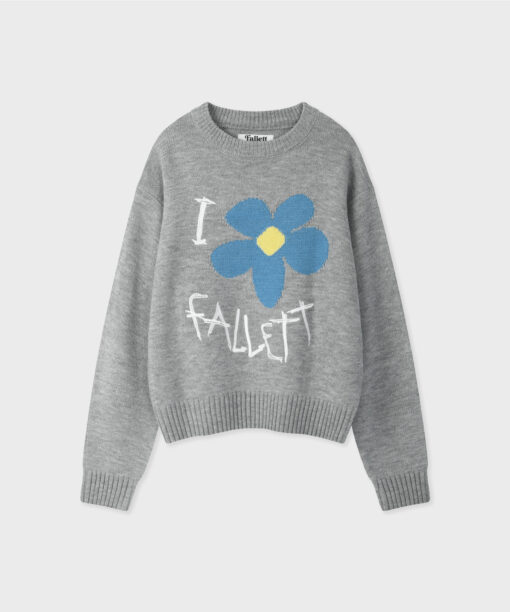 FALLETT DRAWING FLOWER KNIT-4col - Image 8