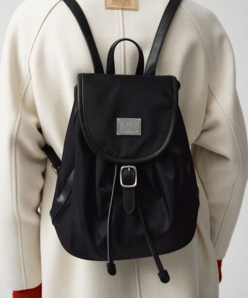 MARITHE FRANCOIS GIRBAUD CLASSIC LOGO BUCKLE BACKPACK