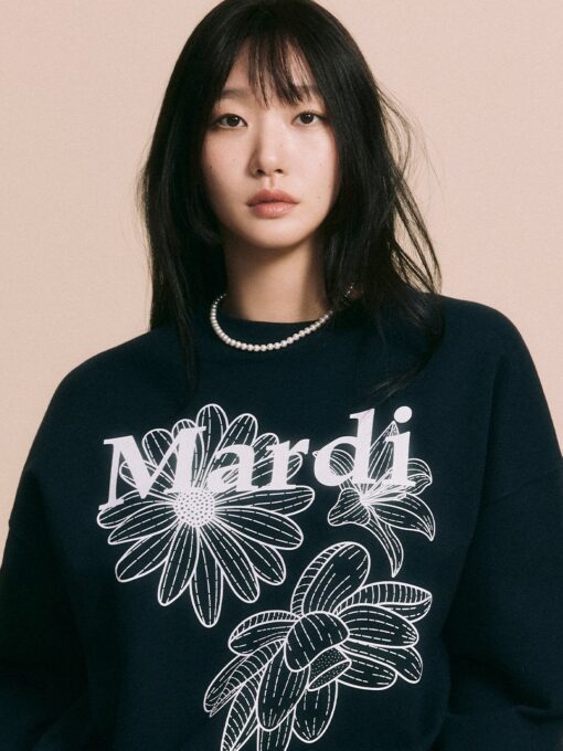 MARDI MERCREDI SWEATSHIRT TRIPLE FLOWER-8col