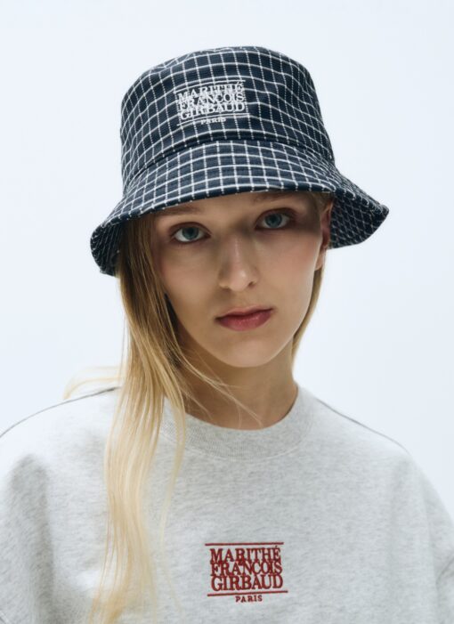 MARITHE FRANCOIS GIRBAUD CLASSIC LOGO PATTERN BUCKET HAT - Image 2