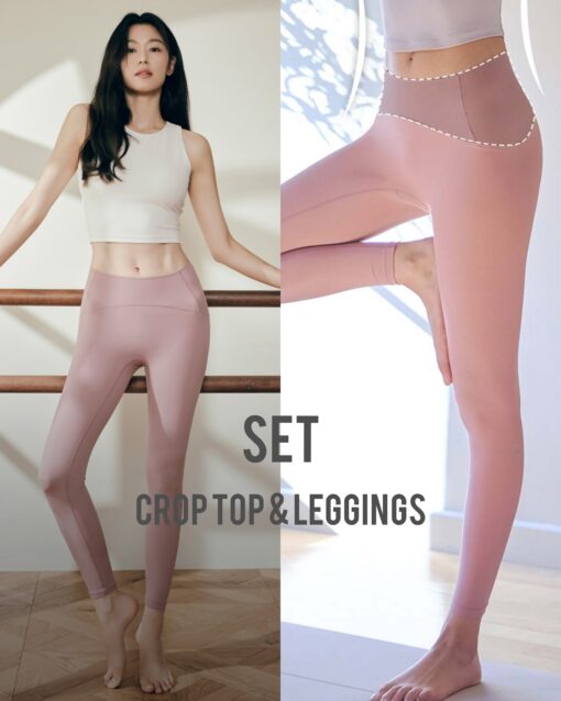 ANDAR CROP TOP+LEGGINGS (全智賢套裝)