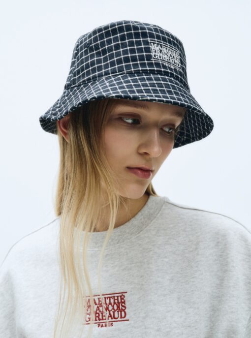 MARITHE FRANCOIS GIRBAUD CLASSIC LOGO PATTERN BUCKET HAT - Image 4